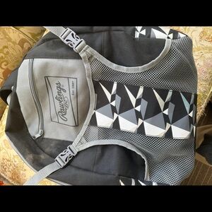 Rawlings Black and Gray Softball  Backpack